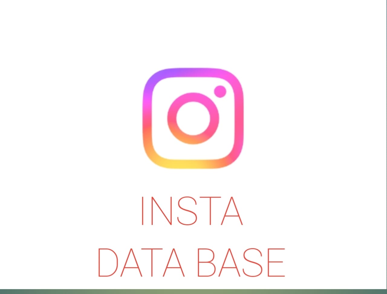 ALL INDIA INSTAGRAM USERS BULK  DATABASE 